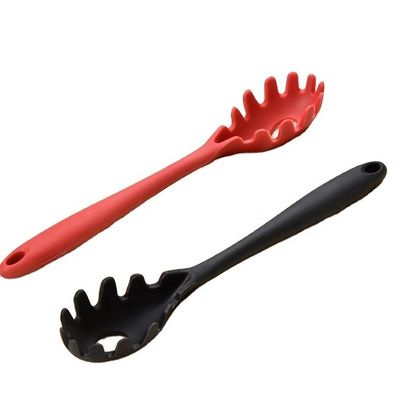 고착성 없는 휴대용 실리콘 파스타 스푼 에코 친화적 인 주방용품