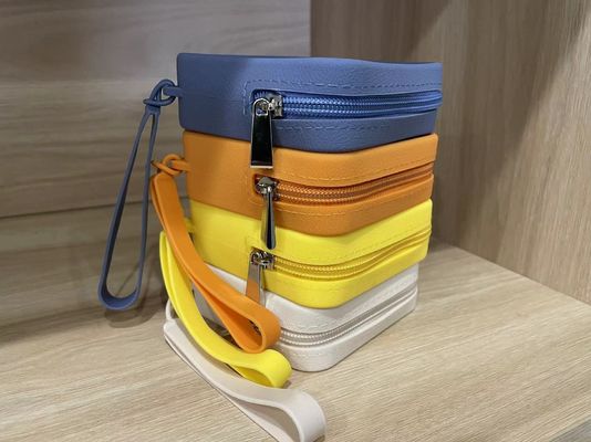 100% 식품 등급 실리콘 화장품 가방 화장품 용품 보관 상자