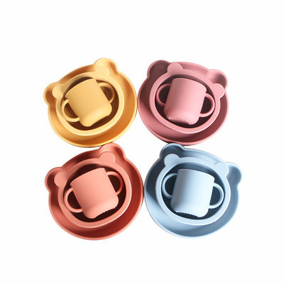 500g BPA 무료 실리콘 아이 베이비 먹이는 테이블웨어 클래식 디자인 스타일