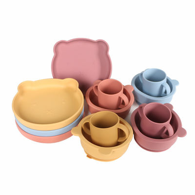 500g BPA 무료 실리콘 아이 베이비 먹이는 테이블웨어 클래식 디자인 스타일