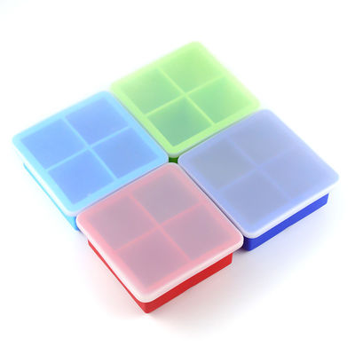 사용자 지정 로고 116g Bpa 무료 실리콘 얼음 큐브 트레이 뚜?? 곰팡이 모양 공급