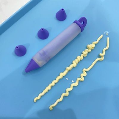 14.5*2.3cm의 이 실리콘 케이크 펜으로 케이크와 페이스트리를 손쉽게 장식하세요