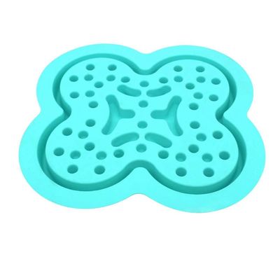 느린 먹이를위한 실리콘 애완 동물 그릇 질식 및 뒤집기 방지 OEM / ODM 허용