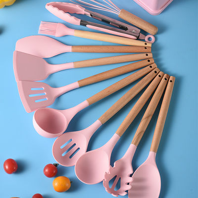 19 PCS 비 스틱 실리콘 주방용품 세트 당신의 부엌에 내구적인 요리 도구