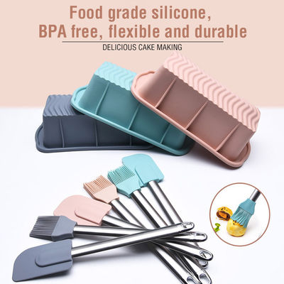 실리콘 베이킹 케이크 팬 쿠키 시트 곰팡이 트레이 세트 BPA 무료 열 내성 라인