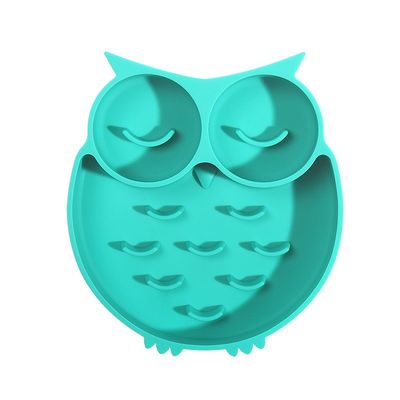 고양이의 씹는 매트 흡입컵 반려동물 침착한 먹이 그릇