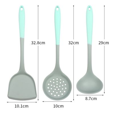 식품 등급 실리콘 주방용품 집합 고착 방지 요리 도구 670g 가정 주방