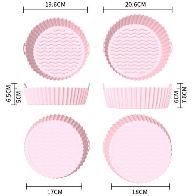 1.96cm*17cm*6.5cm 지속가능하고 재사용 가능한 요리의 필요를 위해 실리콘 공기 프라이어 라인어
